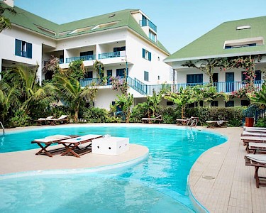 Leme Bedje Residence Kaapverdië zwembad