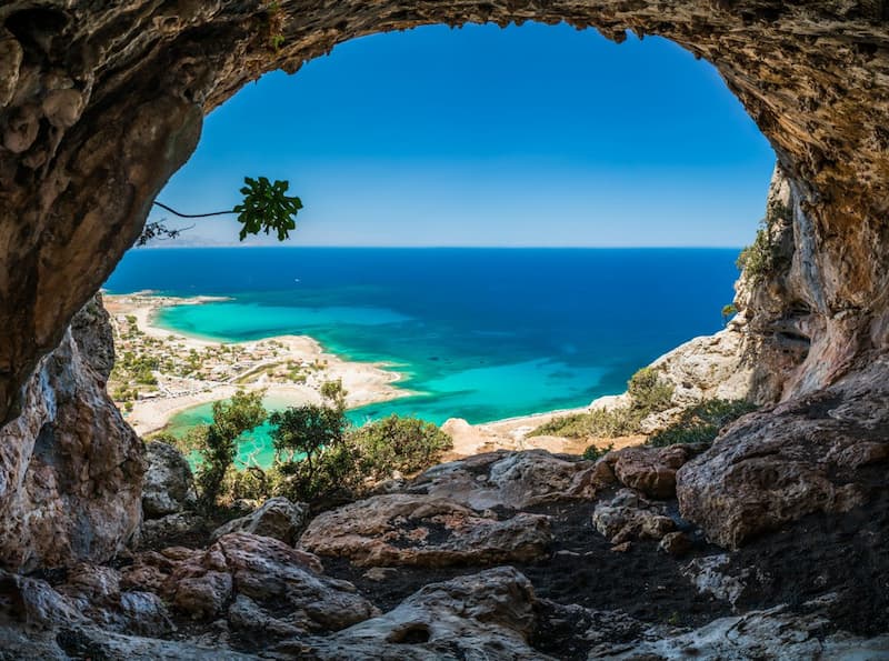 uitzicht strand Kreta