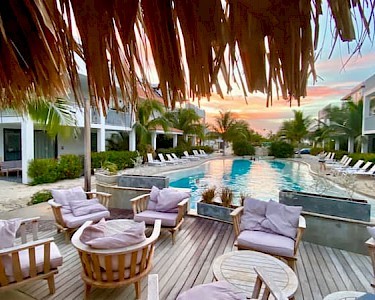 Resort Bonaire zonsondergang