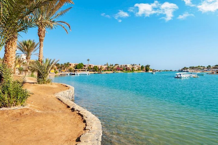 El Gouna Egypte waterkant