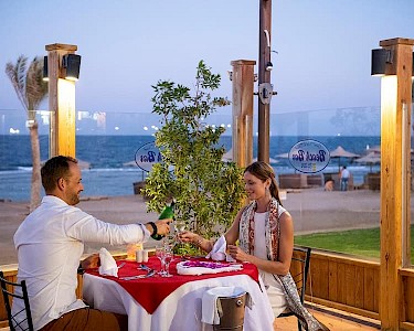 The Three Corners Sea Beach Resort restaurant