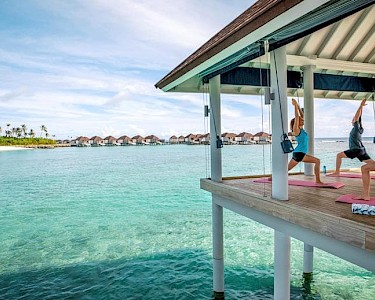 TUI BLUE Olhuveli Romance Malediven yoga