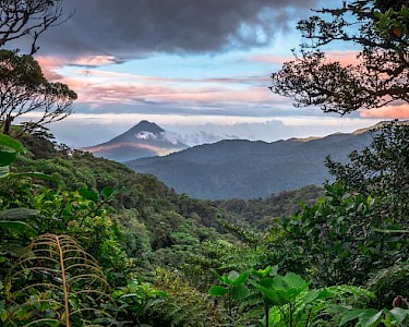 Volcan Arenal vanuit Monteverde Costa Rica