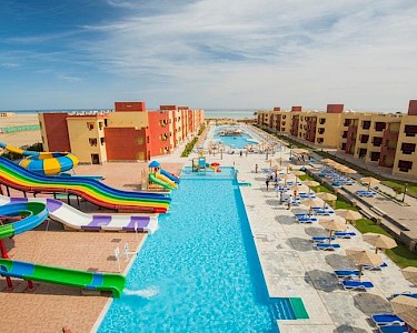 Casa Mare Resort Egypte zwembad glijbanen