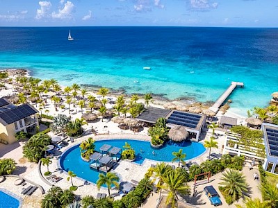 Delfins Beach Resort Bonaire bovenaf