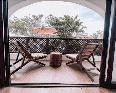 Zanzibar Star Resort balkon