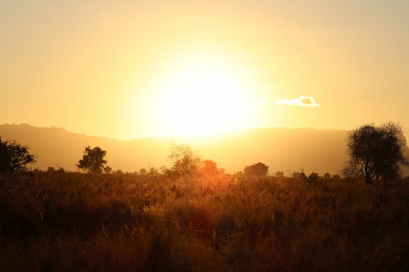 Zonsopgang Kenia