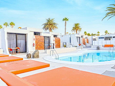 Bungalows Tenesoya Gran Canaria comfortabele ligbedden bij het zwembad